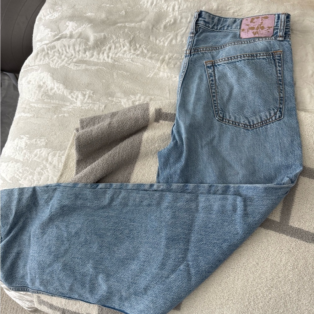 rag & bone Logan Featherweight Mid Rise Wide Leg Jeans size 26 - Picture 5 of 7